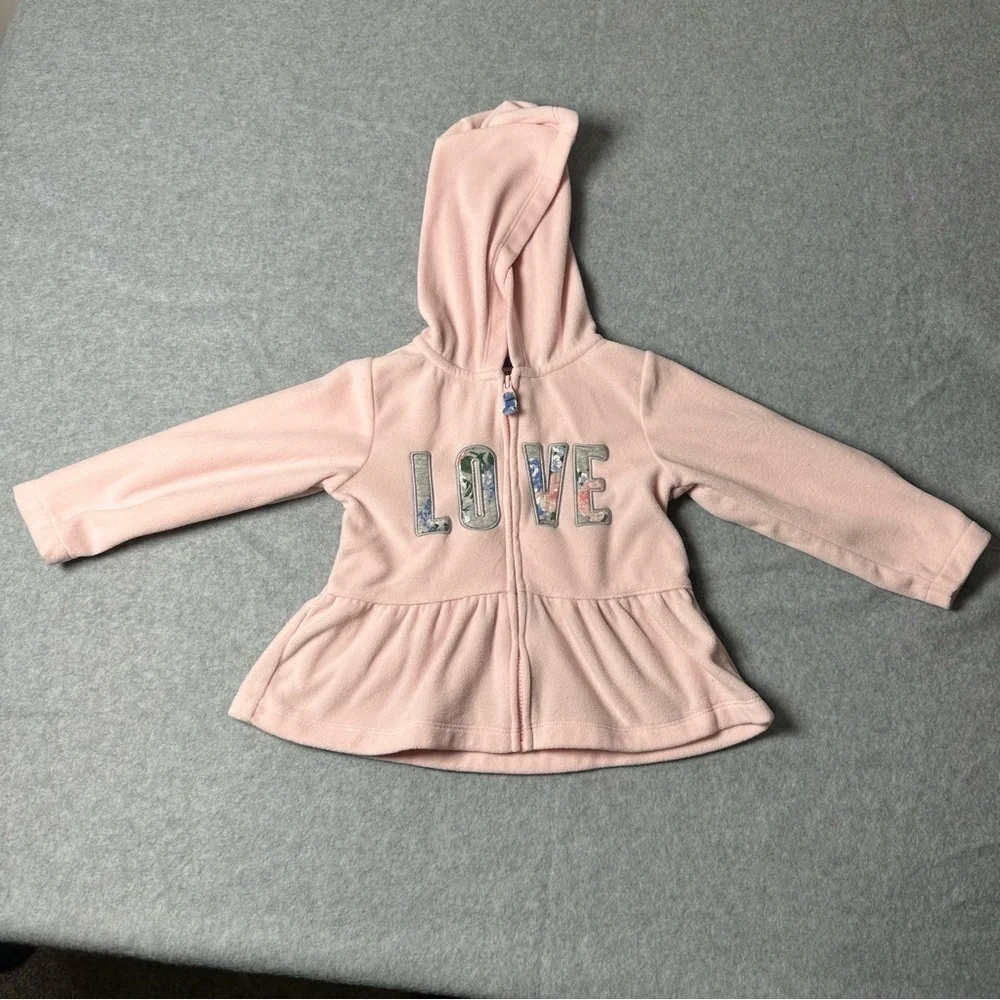 Carter's‎ Light Pink Hoodie with Love Print
